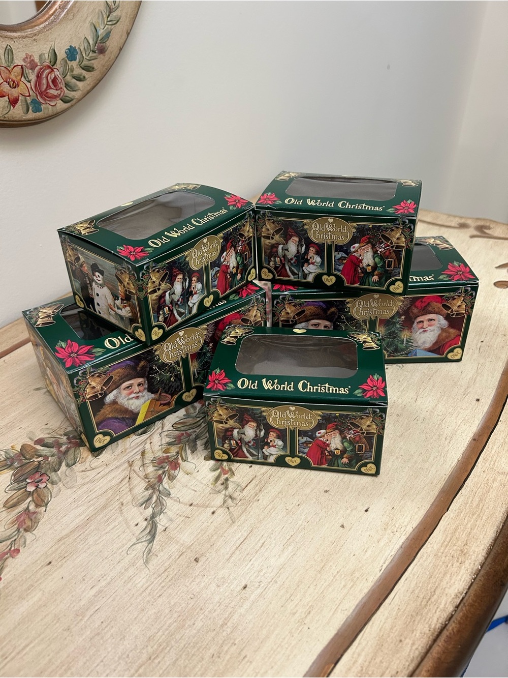 Old World Christmas Ornament Boxes